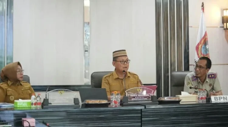 Pemkab Gorut Teken Kerja Sama Pertanahan dan Pajak Daerah