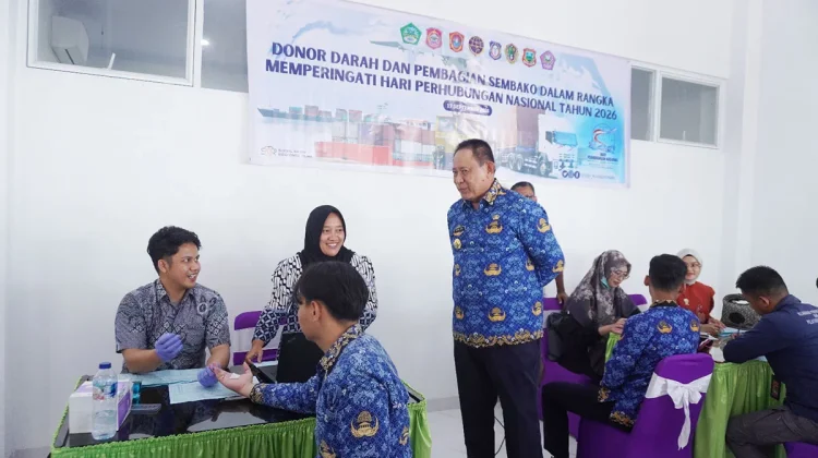 Insan Perhubungan Donasikan Darah di Semarak Harhubnas 2026