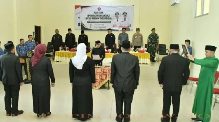 Bupati Saipul Mbuinga Lantik Pejabat Pohuwato