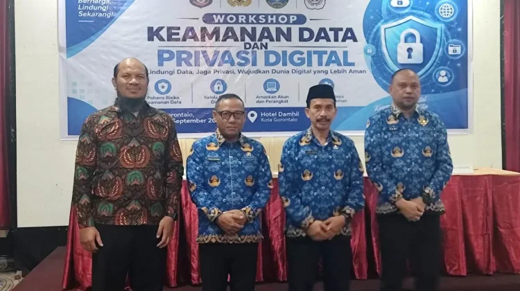 Persandian Diskominfotik Gorontalo Gelar Workshop Keamanan Data