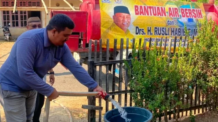 Aksi Nyata Rusli Habibie Atasi Kekeringan Gorontalo