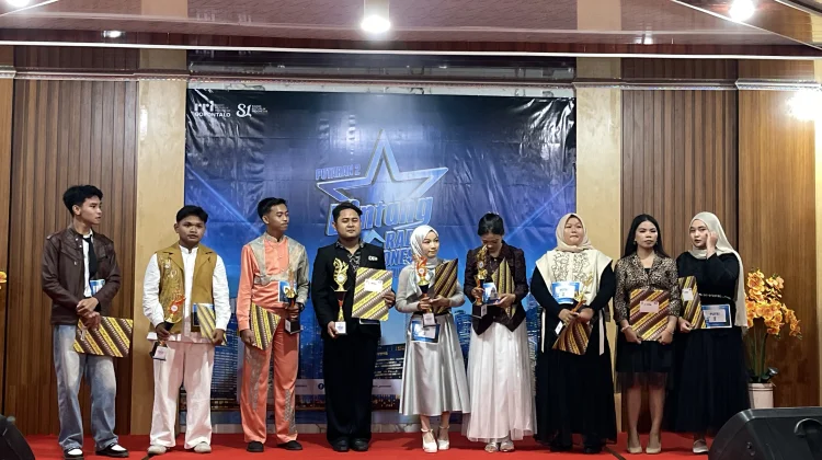 Andhika dan Pratiwi Wakili Gorontalo di Bintang Radio Indonesia Tingkat Korwil 5