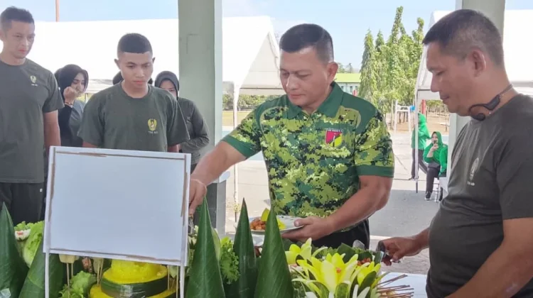 Korem 133/NW Gelar Syukuran dan Olahraga Bersama Peringati HUT ke-8