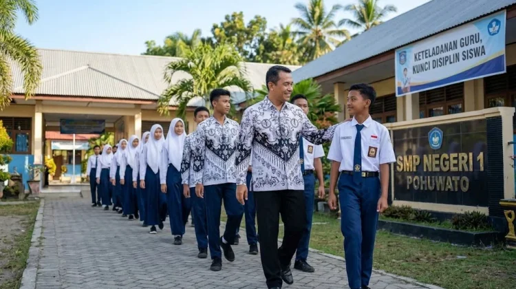 Disdik Pohuwato Dorong Disiplin Siswa dari Keteladanan Guru