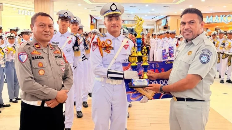 Tim Patroli Keamanan Sekolah Binaan Polres Boalemo Juara Dua Tingkat Polda