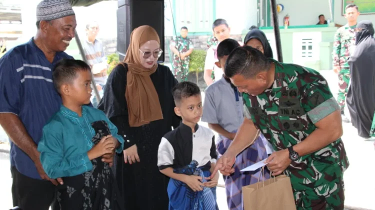 Bakti Sosial Korem 133/NW Diisi Berbagai Begiatan