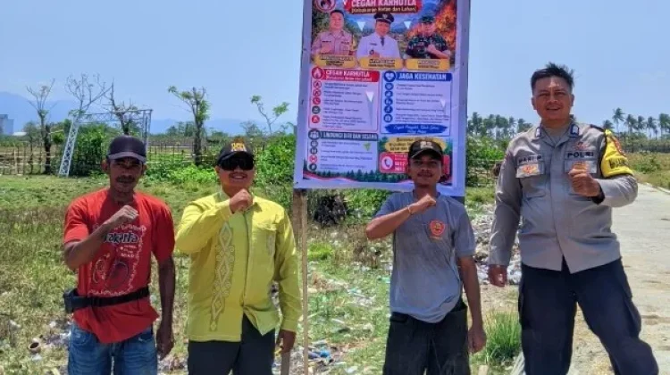Cegah Karhutla, Warga Desa Tenggela Diajak Waspadai Titik Api