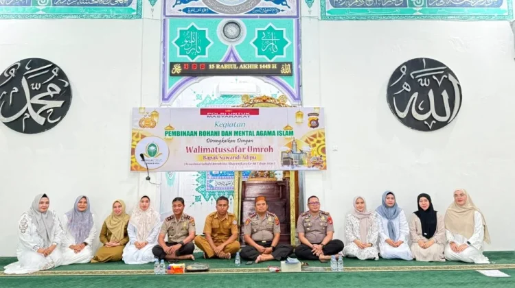 Pembinaan Rohani dan Mental Polres Pohuwato Warnai Doa Keberangkatan Umrah