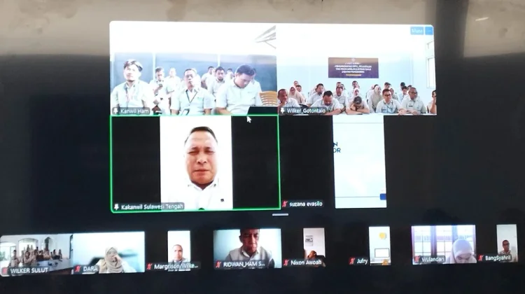 KemenHAM Wilayah Kerja Sulut dan Gorontalo Diminta Percepat Realisasi Anggaran