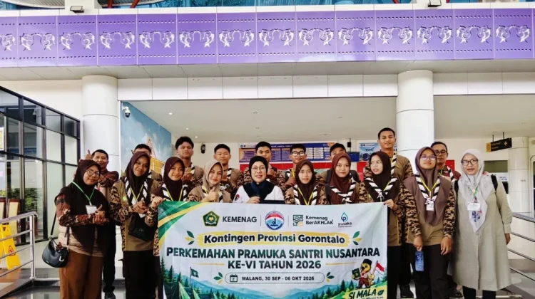 Kontingen Gorontalo Bertolak ke Malang Ikuti PPSN ke-VI