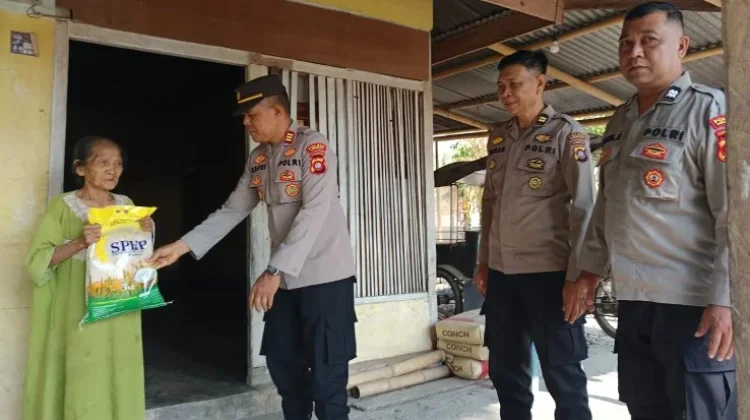 Kemarau Panjang, Polres Gorontalo Bantu Warga Desa Tilihuwa