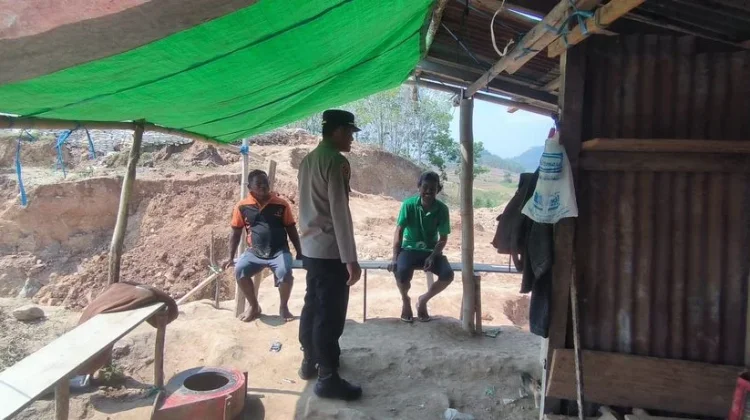 Cegah Kerusakan Sungai, Polsek Paguyaman Hentikan PETI