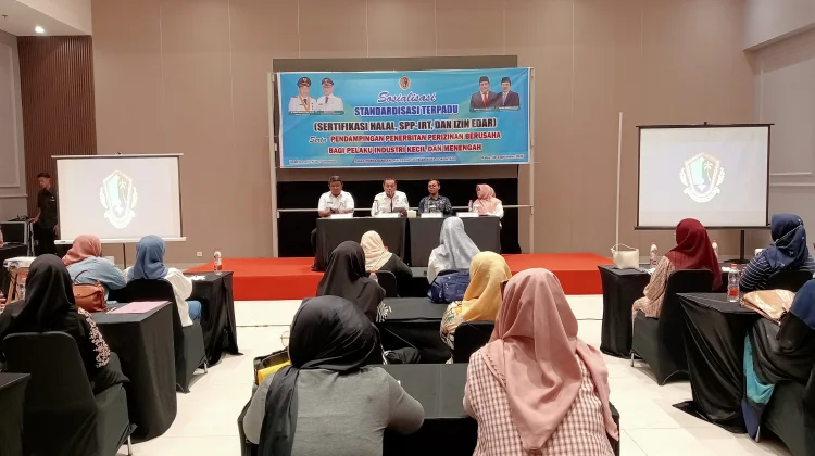 Perkuat Legalitas IKM, Disperindag Kota Gorontalo Gelar Sosialisasi Standarisas