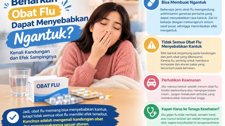 Benarkah Obat Flu Dapat Menyebabkan Ngantuk? Kenali Kandungan dan Efek Sampingnya