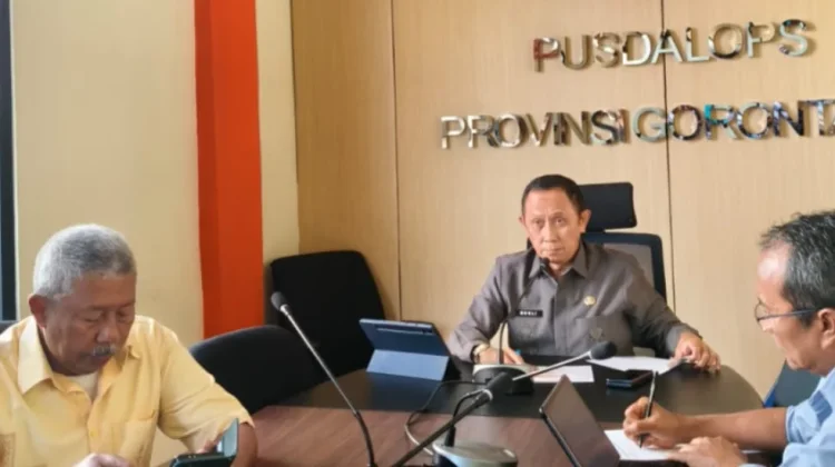 Rakor Perpanjangan Tanggap Darurat, BPBD Gorontalo dan Lintas Instansi Fokus Tang