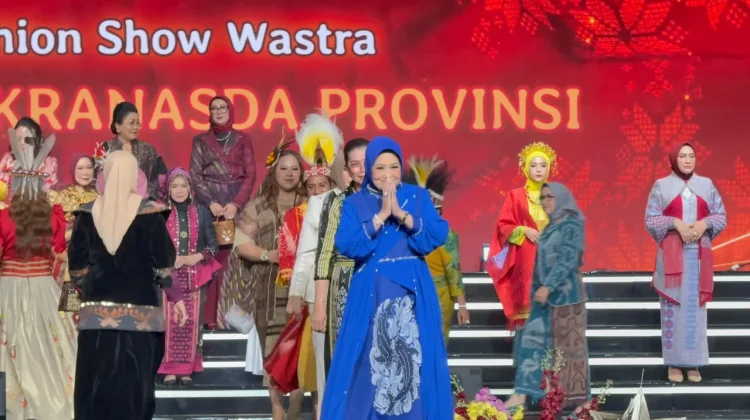 Di JCC Jakarta, Ketua Dekranasda Gorontalo Tampilkan Keindahan Karawo