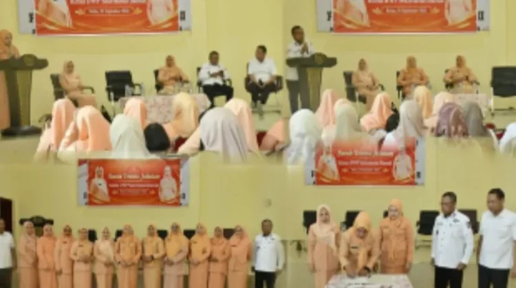 Susanty Mahyudin Resmi Jabat Ketua DWP Setda Pohuwato