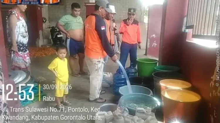 Krisis Air Berlanjut, BPBD Gorut Distribusikan 15 Ribu Liter Air