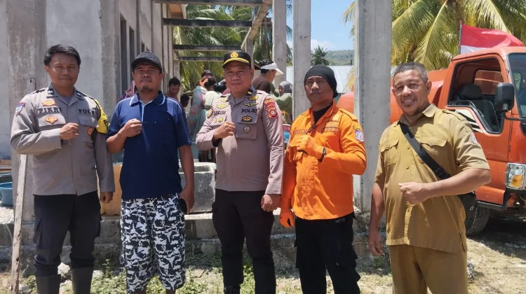 Pastikan Bantuan Tepat Sasaran, BPBD Gorontalo Pantau Distribusi Air Bersih