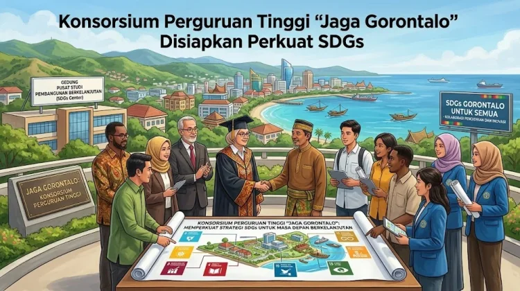 Konsorsium Perguruan Tinggi dengan Tajuk Jaga Gorontalo Disiapkan Perkuat SDGs