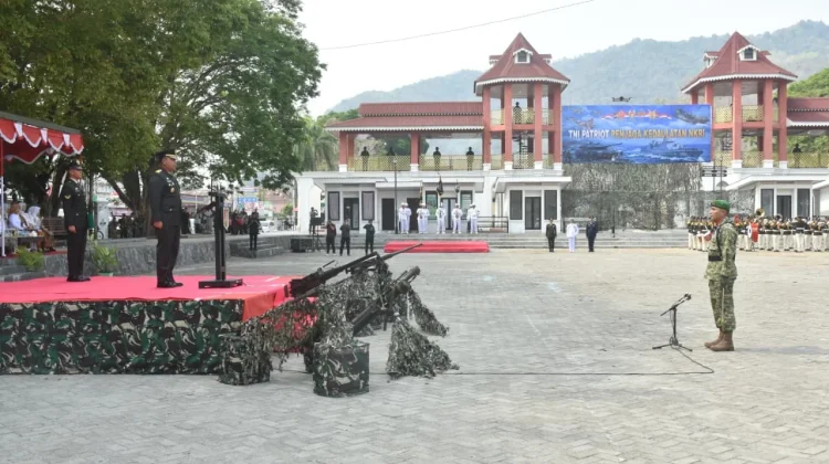 Upacara HUT Ke-81 TNI di Gorontalo Dipimpin Kasdam XIII/Merdeka