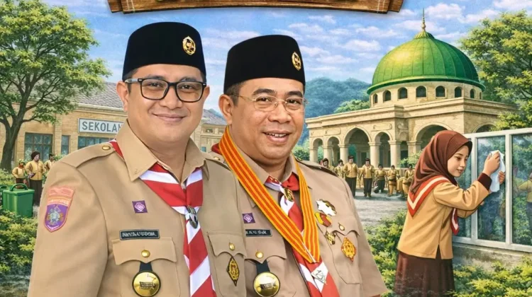 Sekolah, ASN, dan Pramuka Serentak Bersihkan Kota Gorontalo