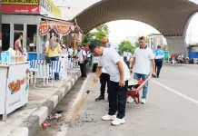 Biro PBJ Ikuti Kurvei Kebersihan di Menara Limboto
