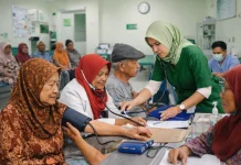 Puskesmas Kota tengah Catat Progres Positif CKG Lansia