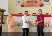 DWP Setda Pohuwato Gelar Halalbihalal dan Bagi Sembako