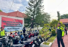 Polisi Tindak Balap Liar Subuh Ramadan di Center Point Tilongkabila