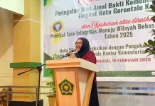 Kemenag Kota Gorontalo Raih Predikat ZI-WBK Nasional
