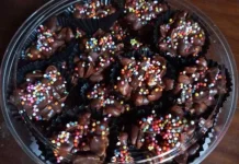 Kue Coklat Kacang 2 Bahan untuk Lebaran