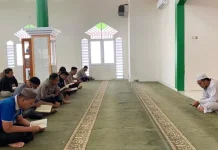 Personel Polresta Gorontalo Kota Semarakkan Tadarus Al Quran di Bulan Ramadan