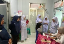 Sidokkes Polresta Gorontalo Kota Dampingi Pemeriksaan Ibu Hamil