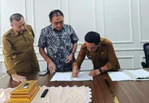 KORMI dan NPC Tandatangani NPHD Dengan Disparekrafpora Provinsi Gorontalo