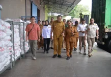 Gubernur Tinjau Ketersediaan Bahan Pangan di Pasar Tradisional