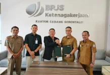 Pemprov Gorontalo dan BPJamsostek Perkuat Perlindungan 5.000 Pekerja Rentan