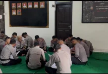 Tadarus Al Quran di Bulan Ramadhan Perkuat Iman Personel Brimob Gorontalo