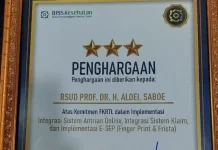 RSUD Aloei Saboe Raih Penghargaan BPJS atas Layanan Digital