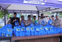 Polresta Gorontalo Kota Bagikan 500 Takjil, Gandeng Komunitas Bentor