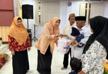 Warga Binaan Program Stunting Terima Bantuan dari DWP Kemenag Kabgor