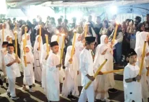 Pawai Obor dan Festival Kolak Ubi Semarakkan Nuzulul Qur’an