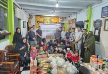 Amaliah Ramadhan, BPJamsostek Gorontalo Berbagi Sembako untuk Anak Panti Asuhan