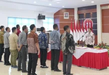 Kanwil Kemenkum Gorontalo Teken Perjanjian Kinerja dan Kontrak Bantuan Hukum