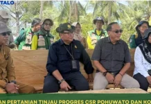 Monitoring Cetak Sawah Rakyat di Pohuwato