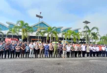 BPBD Hadiri Apel Pasukan Posko Terpadu Angkutan Lebaran Bandara Gorontalo