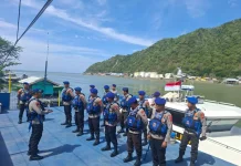 Polairud Gorontalo Siagakan Tim SAR Antisipasi Mudik Laut Lebaran