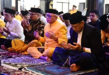 Gubernur dan Forkopimda Laksanakan Salat Idulfitri di Masjid Agung Baiturrahman