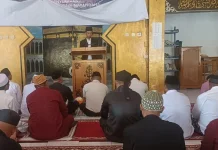 Warga Binaan Lapas Boalemo Laksanakan Salat Idulfitri di Masjid At-Taubah