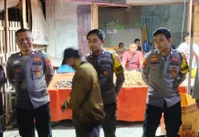 Polsek Paguat Perketat Patroli Pengamanan Semarak Ketupat